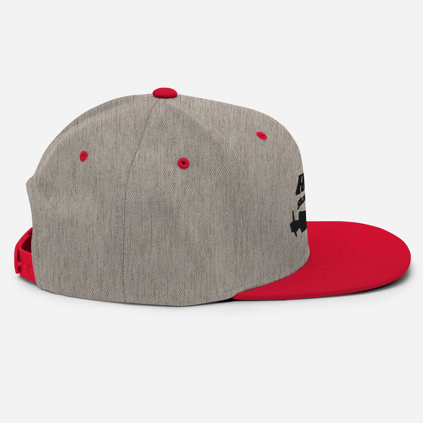 Agent Shadow Snapback Hat Black Thread