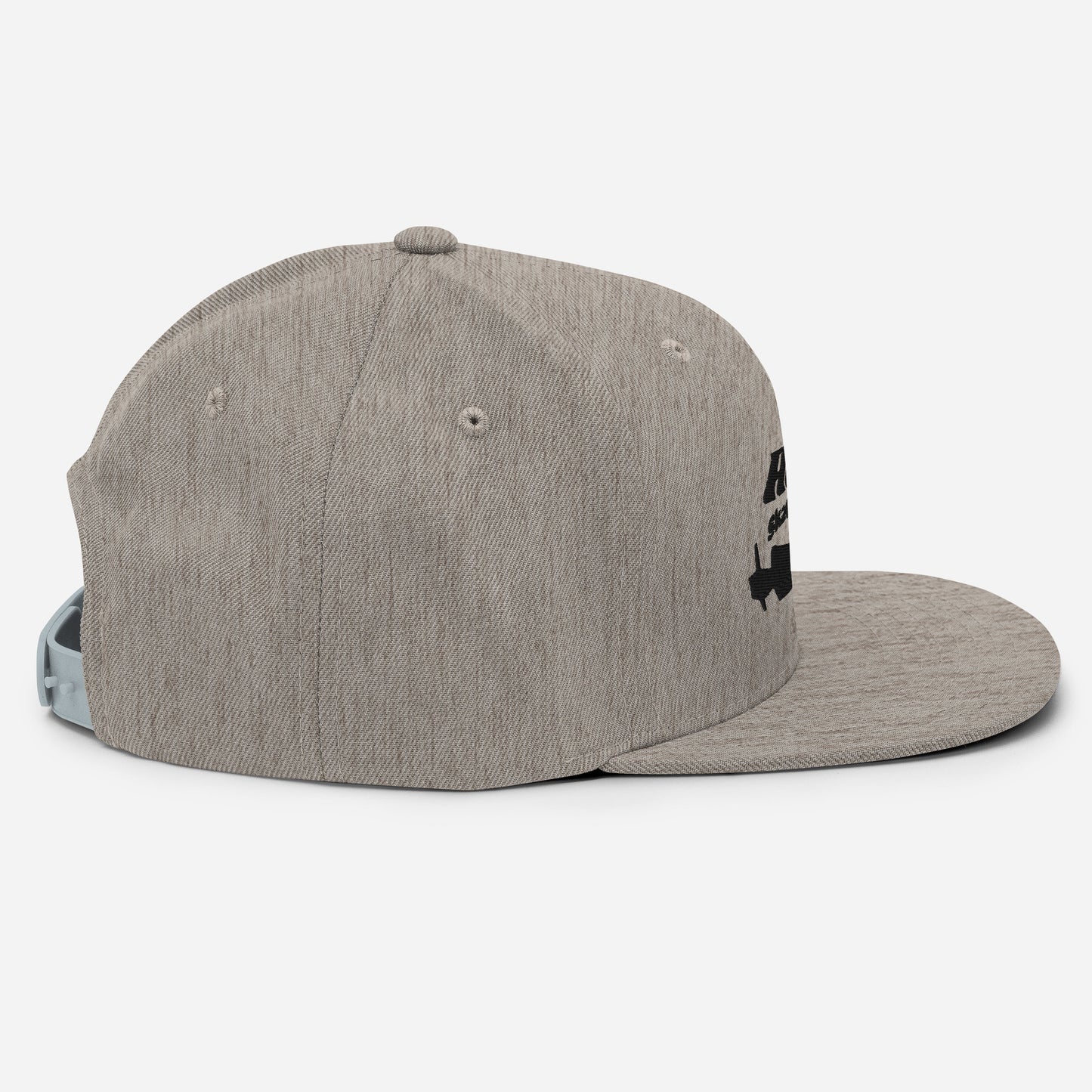 Agent Shadow Snapback Hat Black Thread