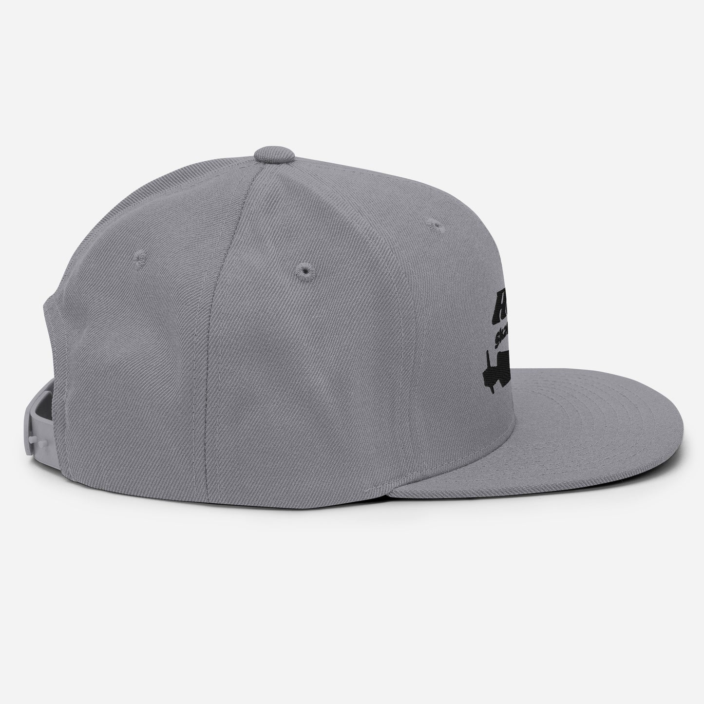 Agent Shadow Snapback Hat Black Thread