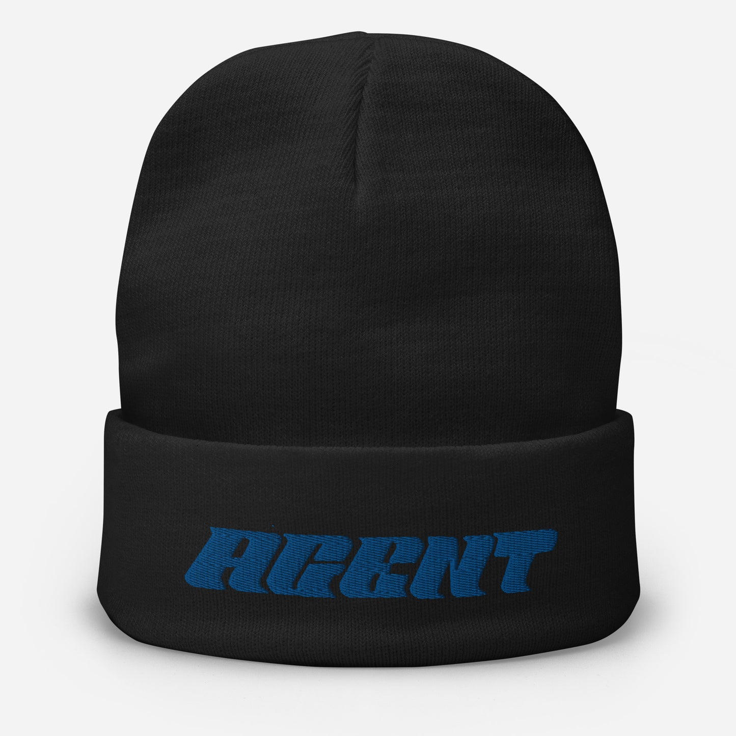 Agent Letters Beanie Blue Thread