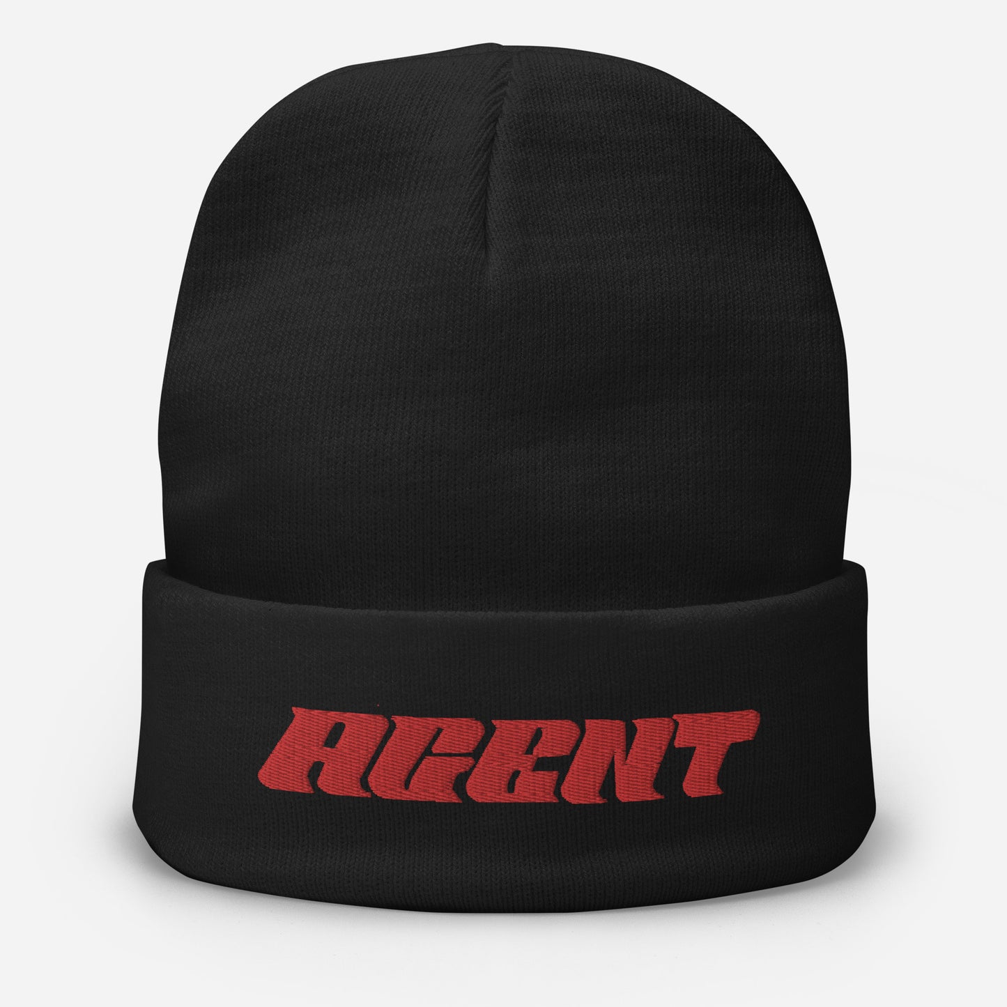 Agent Letters Beanie Red Thread