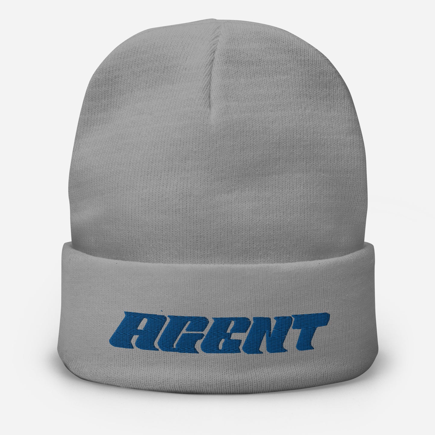 Agent Letters Beanie Blue Thread