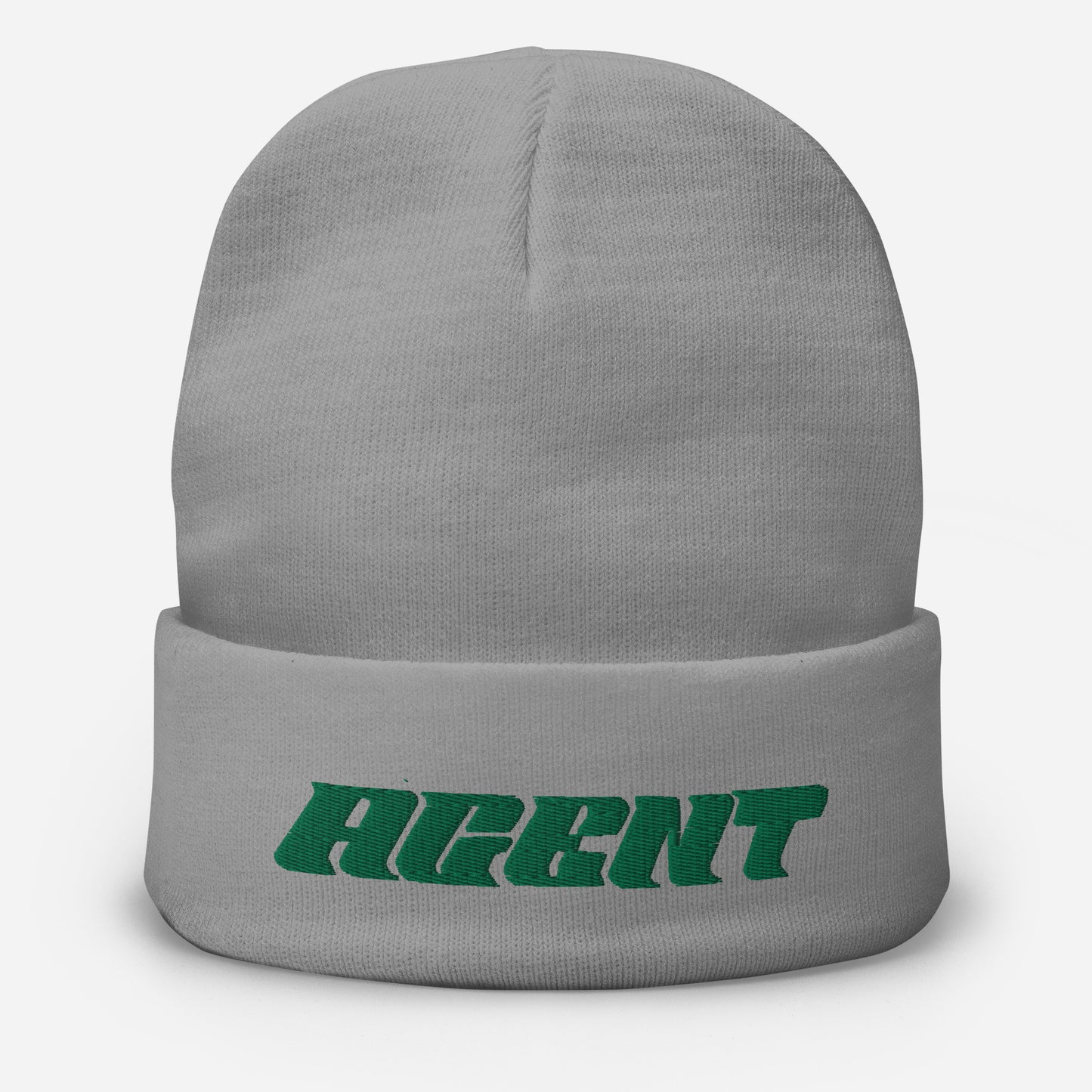 Agent  Letters Beanie Green Thread