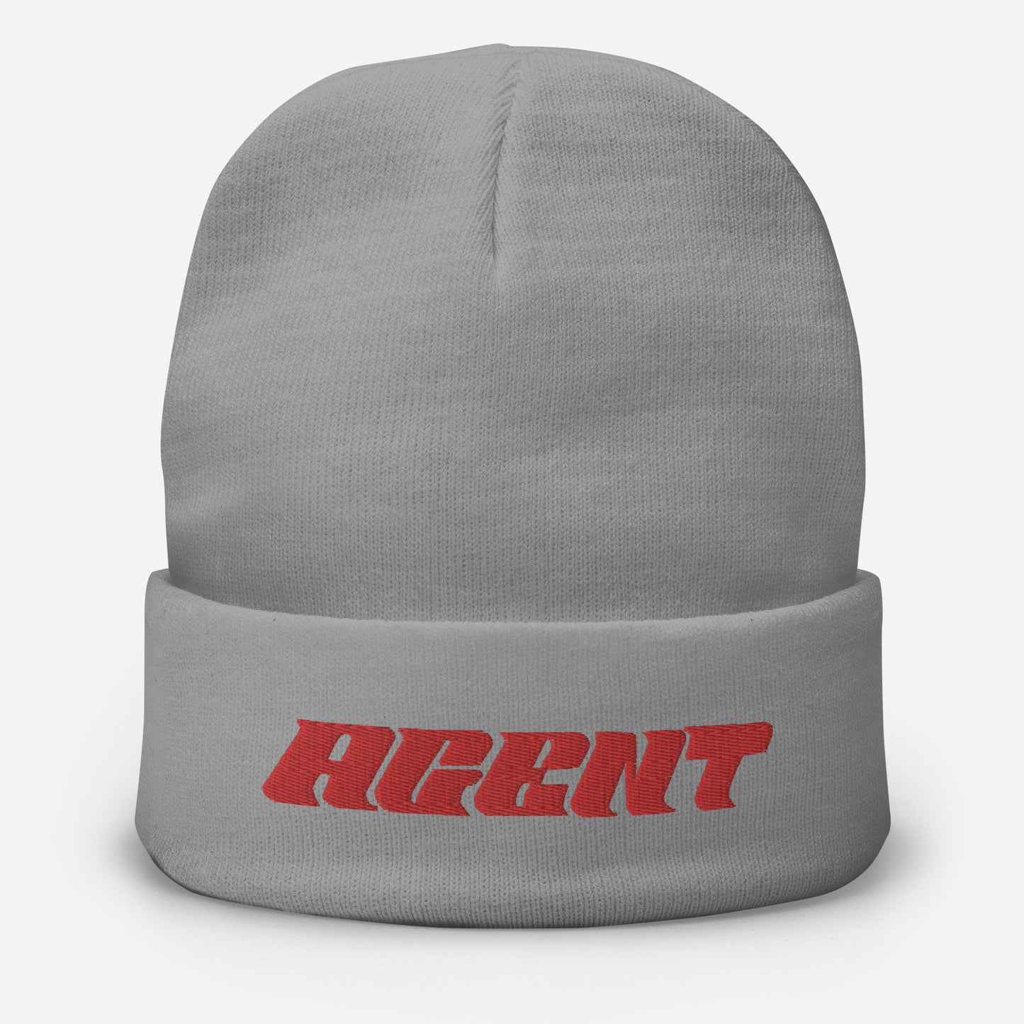 Agent Letters Beanie Red Thread