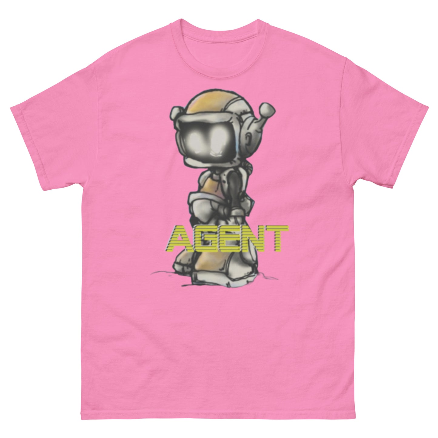 Agent Yellow Robot T-Shirt -Basic Tee