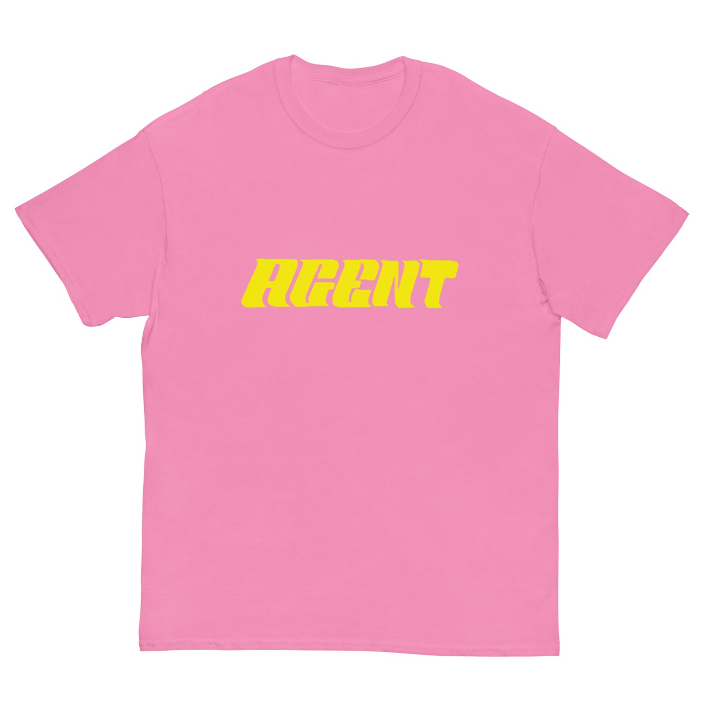 Agent Yellow Letters T-Shirt -Basic Tee