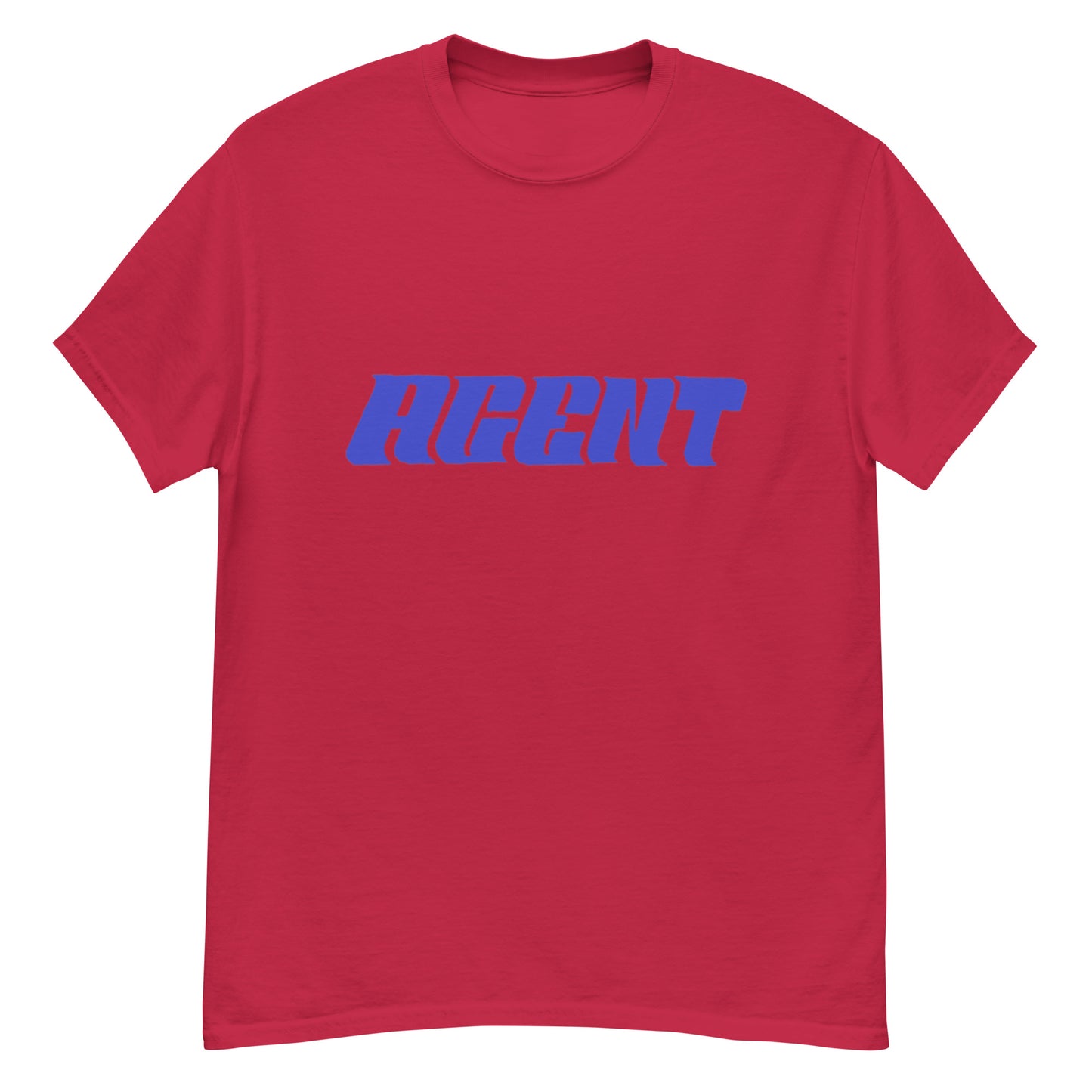 Agent Blue Letters T-Shirt -Basic Tee