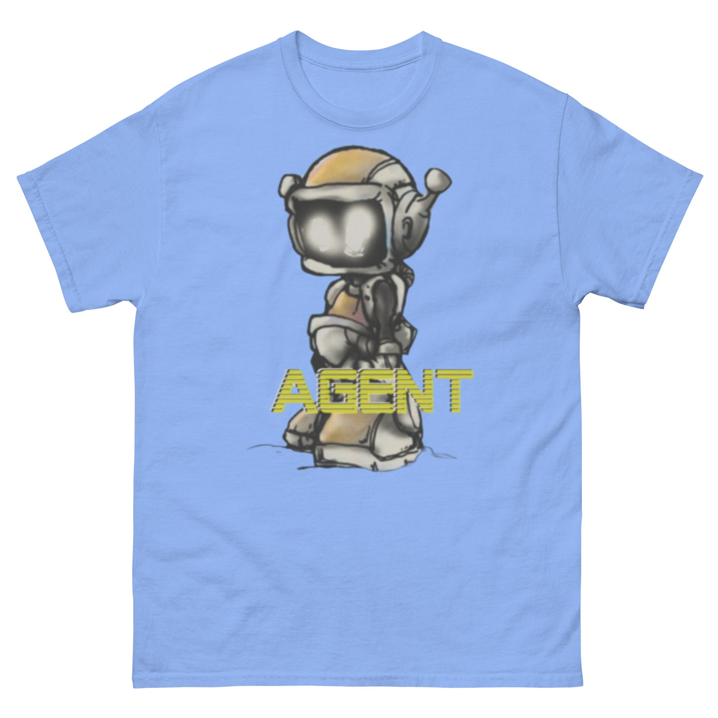 Agent Yellow Robot T-Shirt -Basic Tee