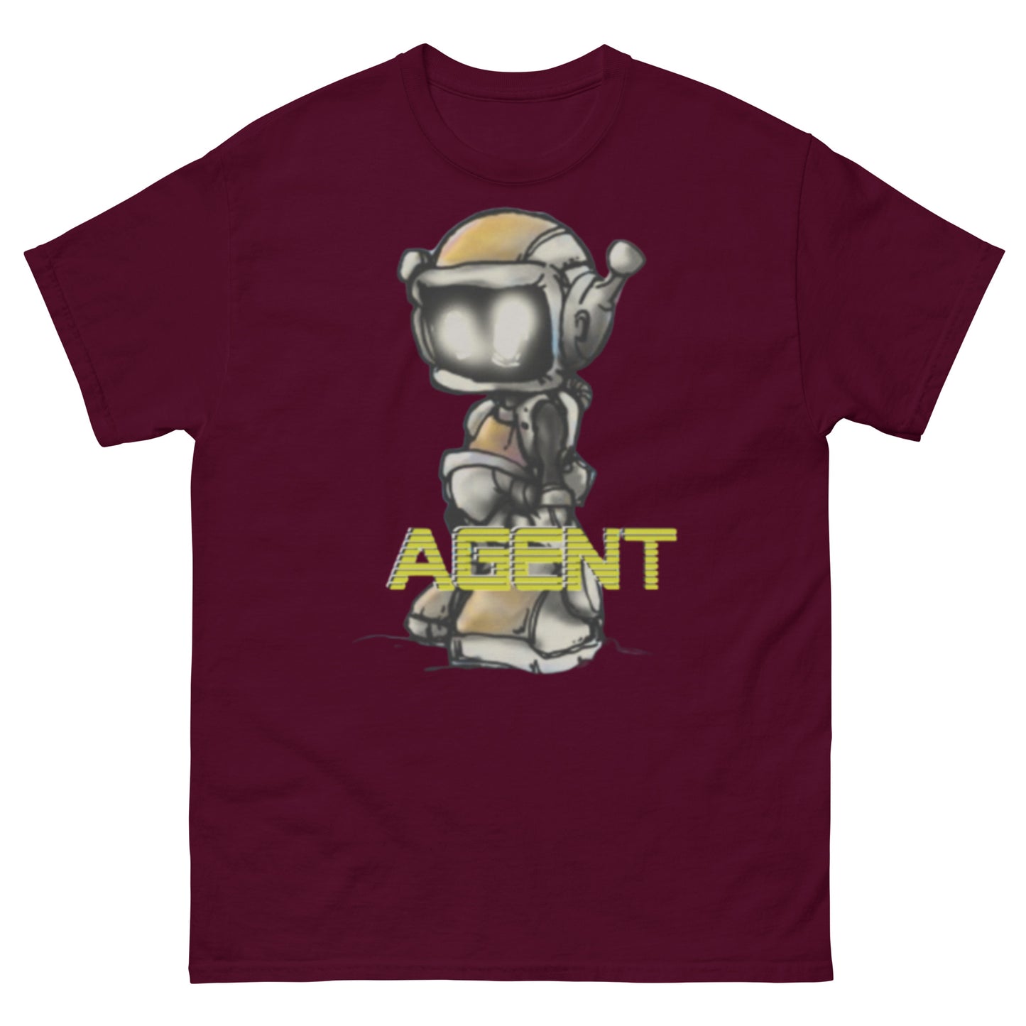 Agent Yellow Robot T-Shirt -Basic Tee