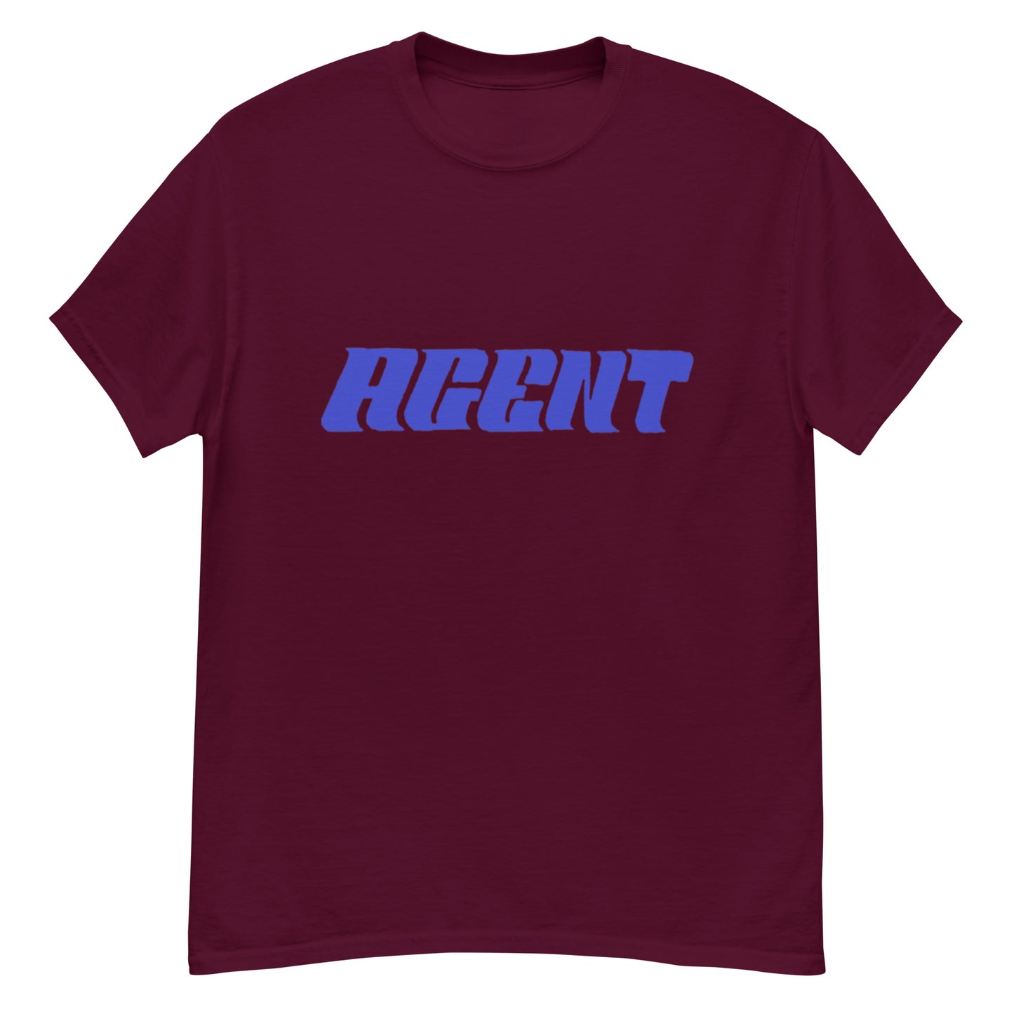 Agent Blue Letters T-Shirt -Basic Tee