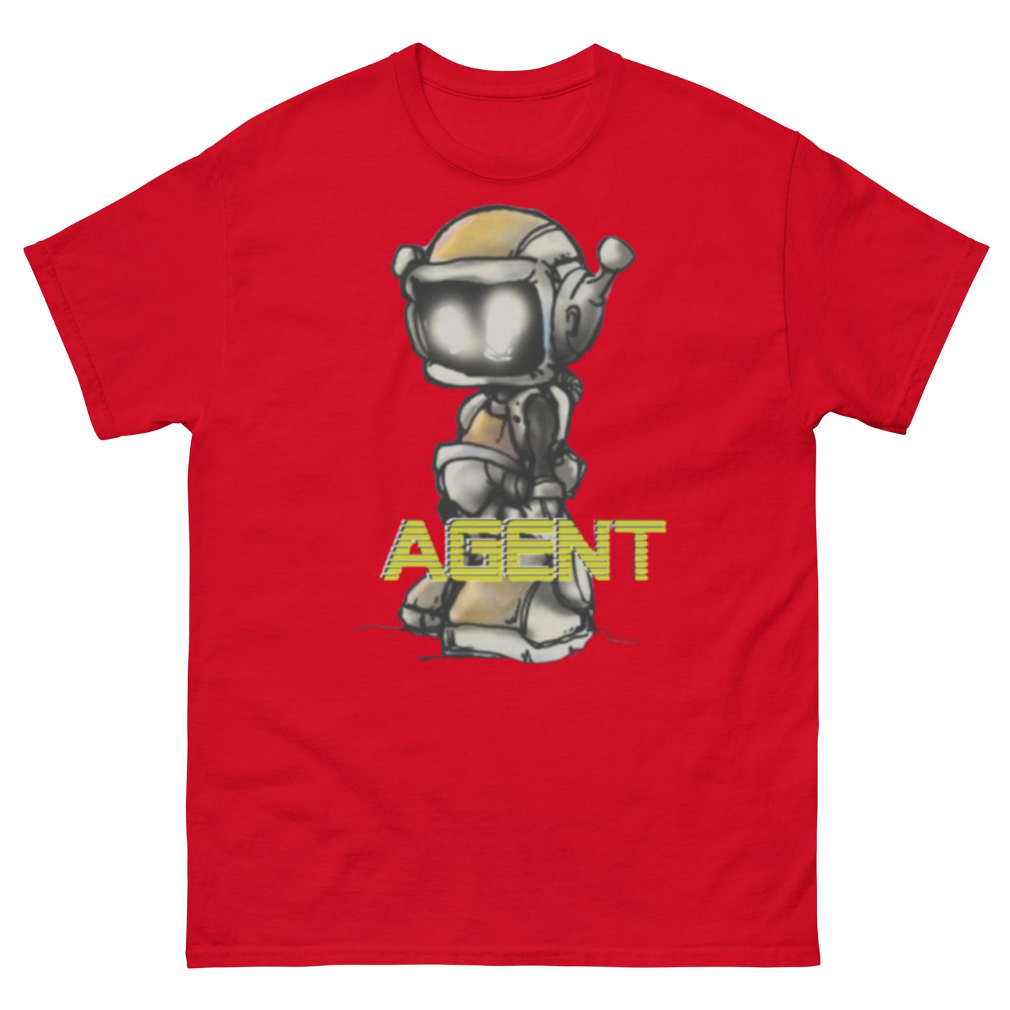 Agent Yellow Robot T-Shirt -Basic Tee