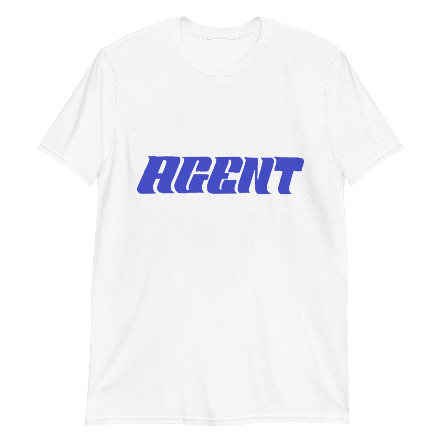Agent Blue Letters T-Shirt -Discount Tee