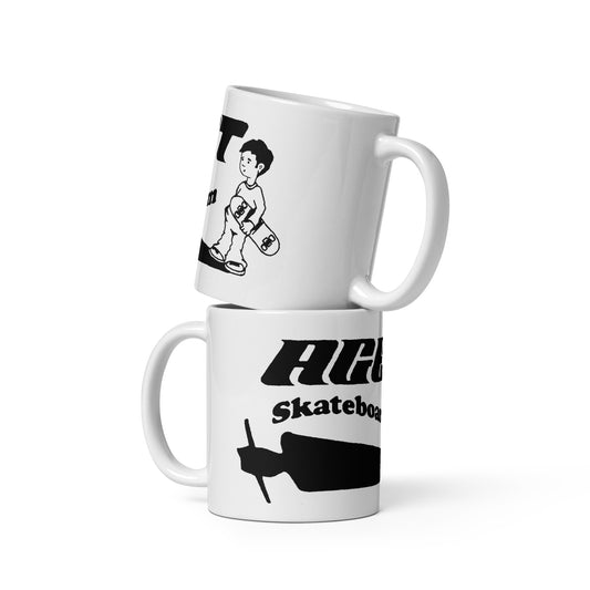 Agent Shadow wht glossy mug