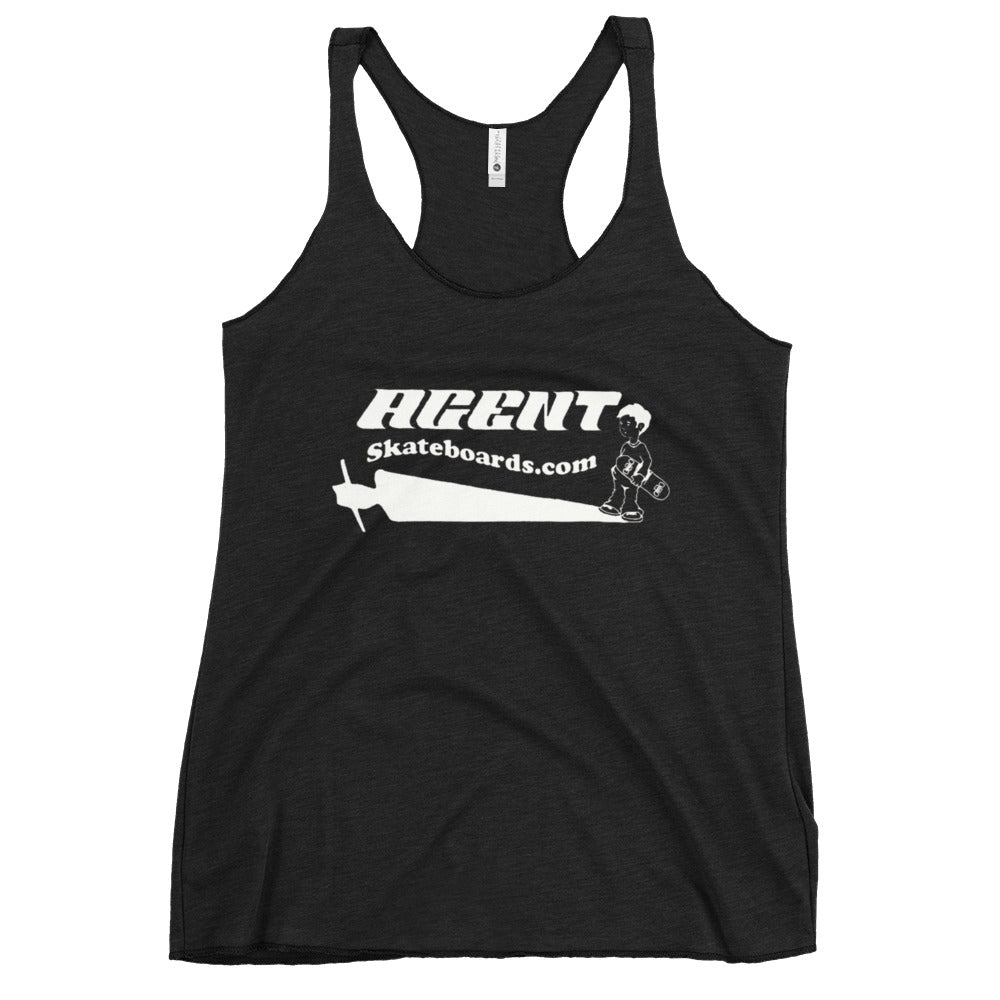 Shadow wht  Racerback Tank