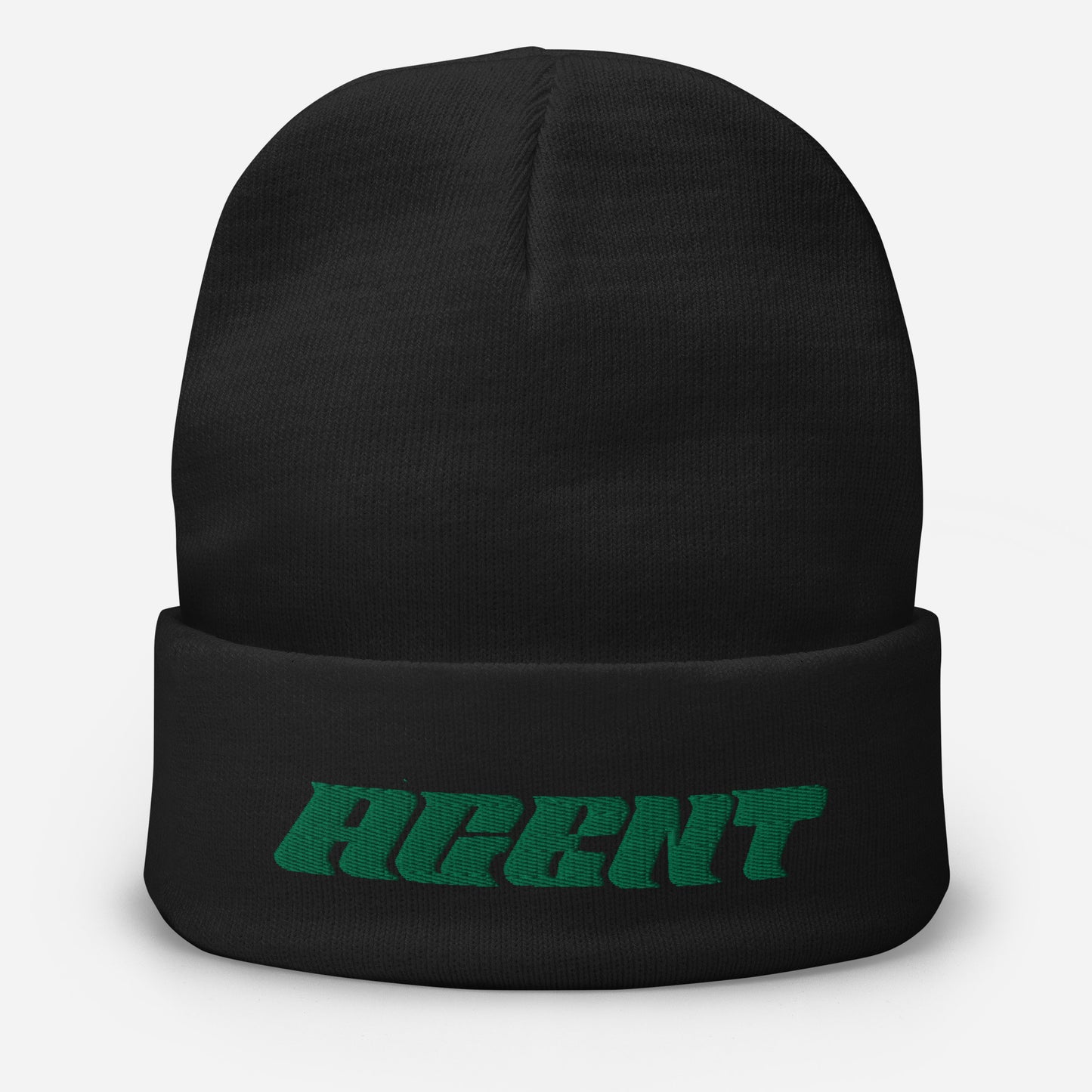 Agent  Letters Beanie Green Thread
