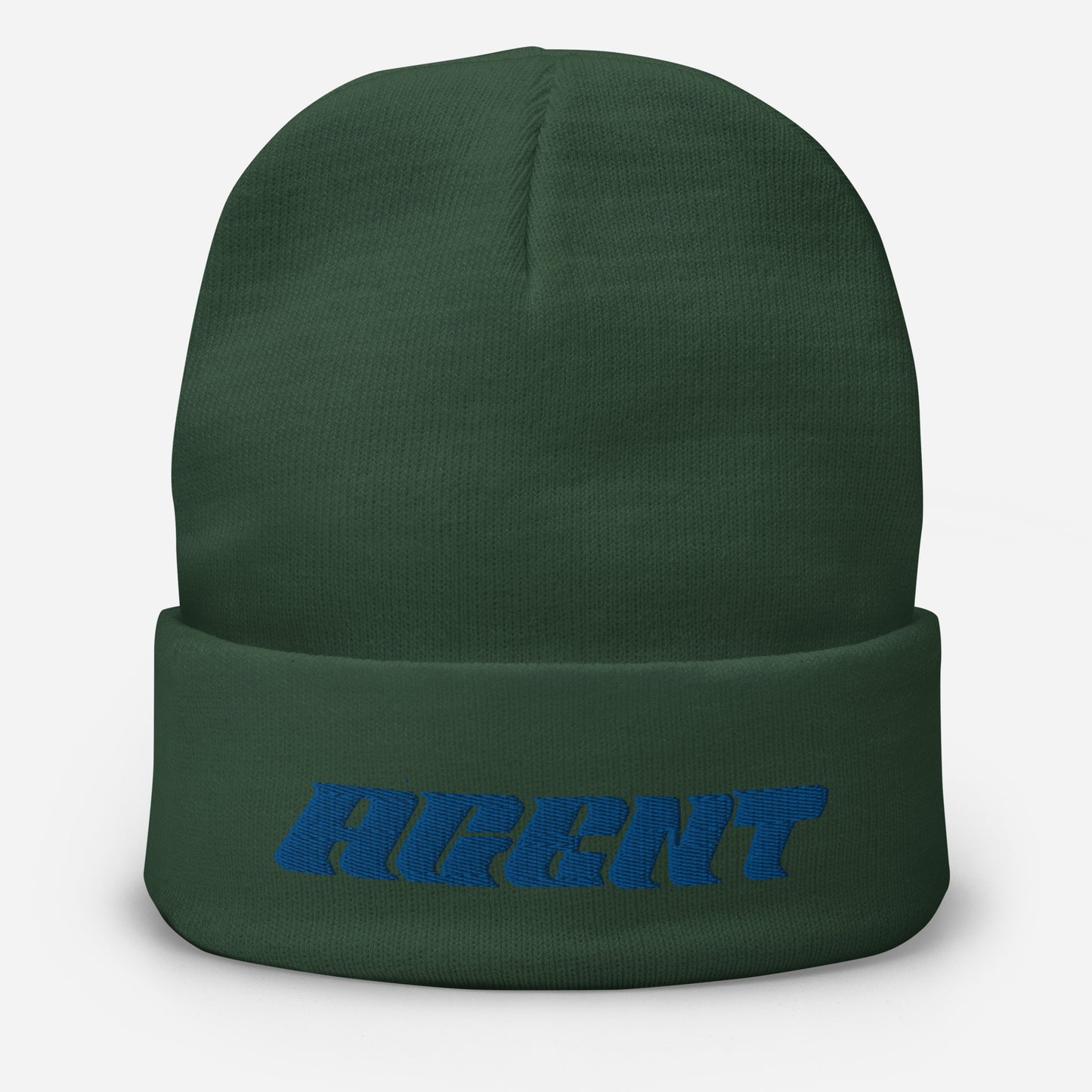 Agent Letters Beanie Blue Thread