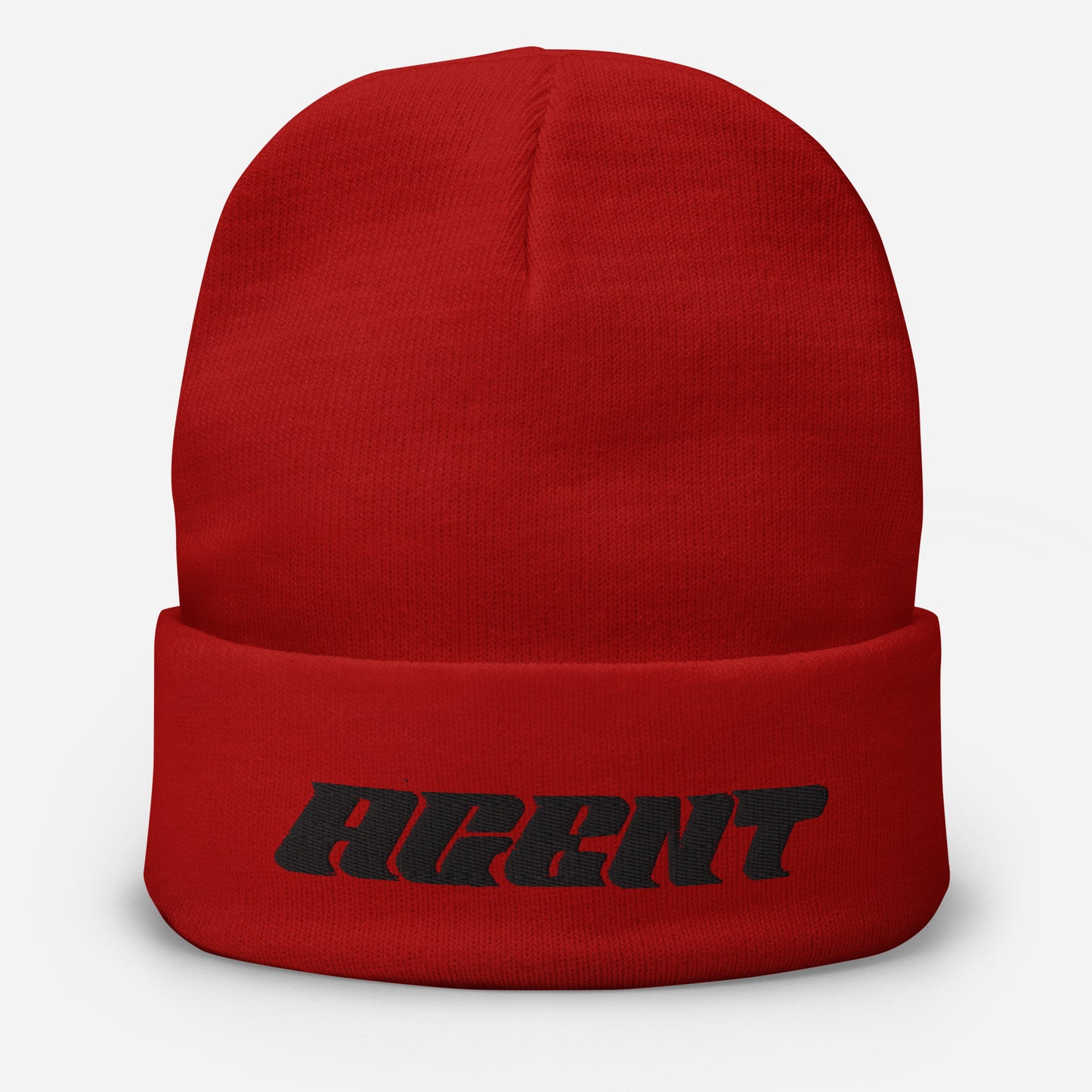 Agent Letters Beanie Black Thread