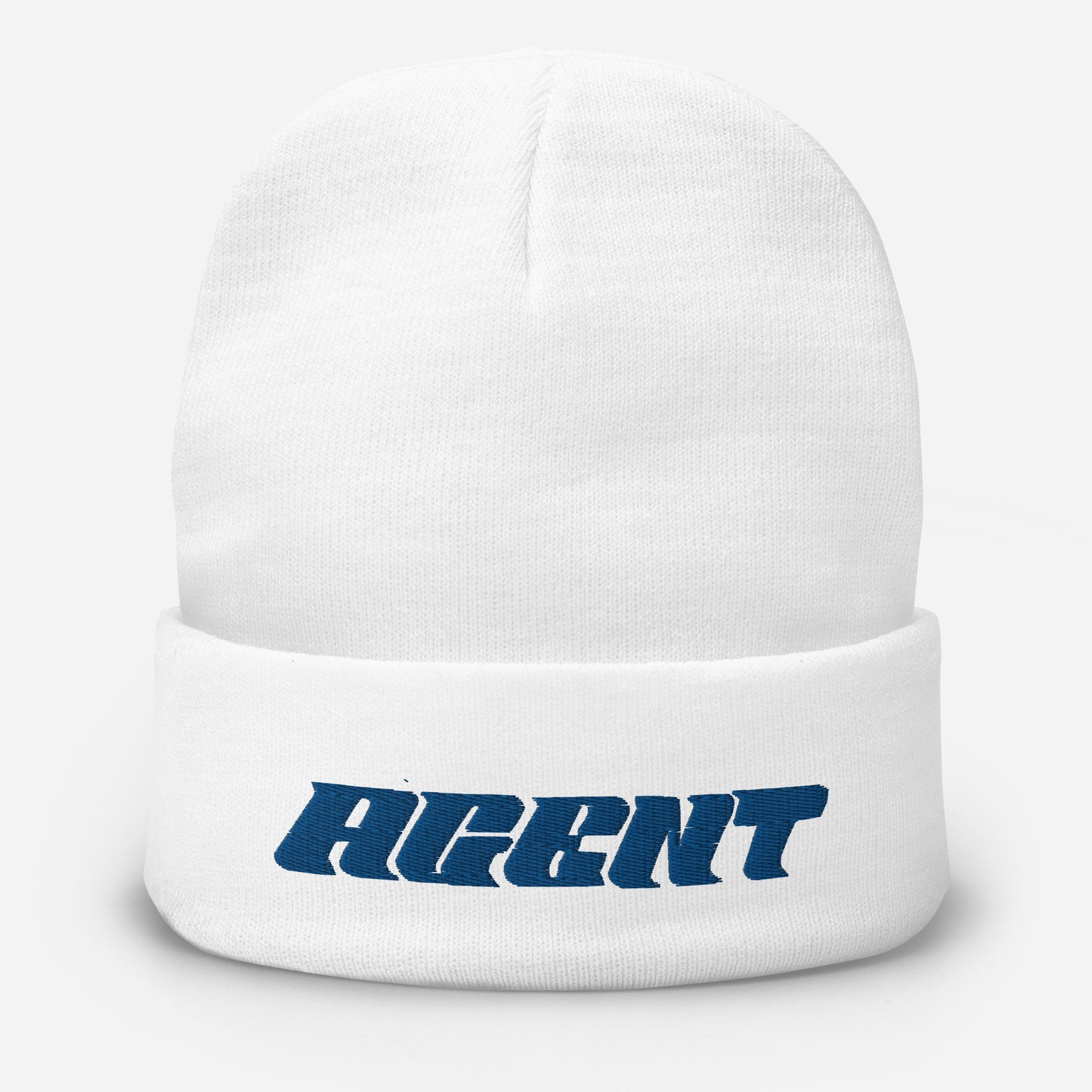 Agent Letters Beanie Blue Thread