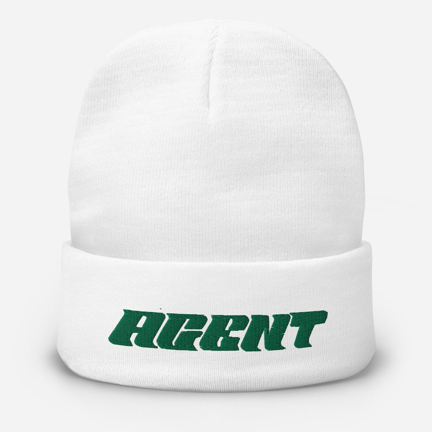Agent  Letters Beanie Green Thread