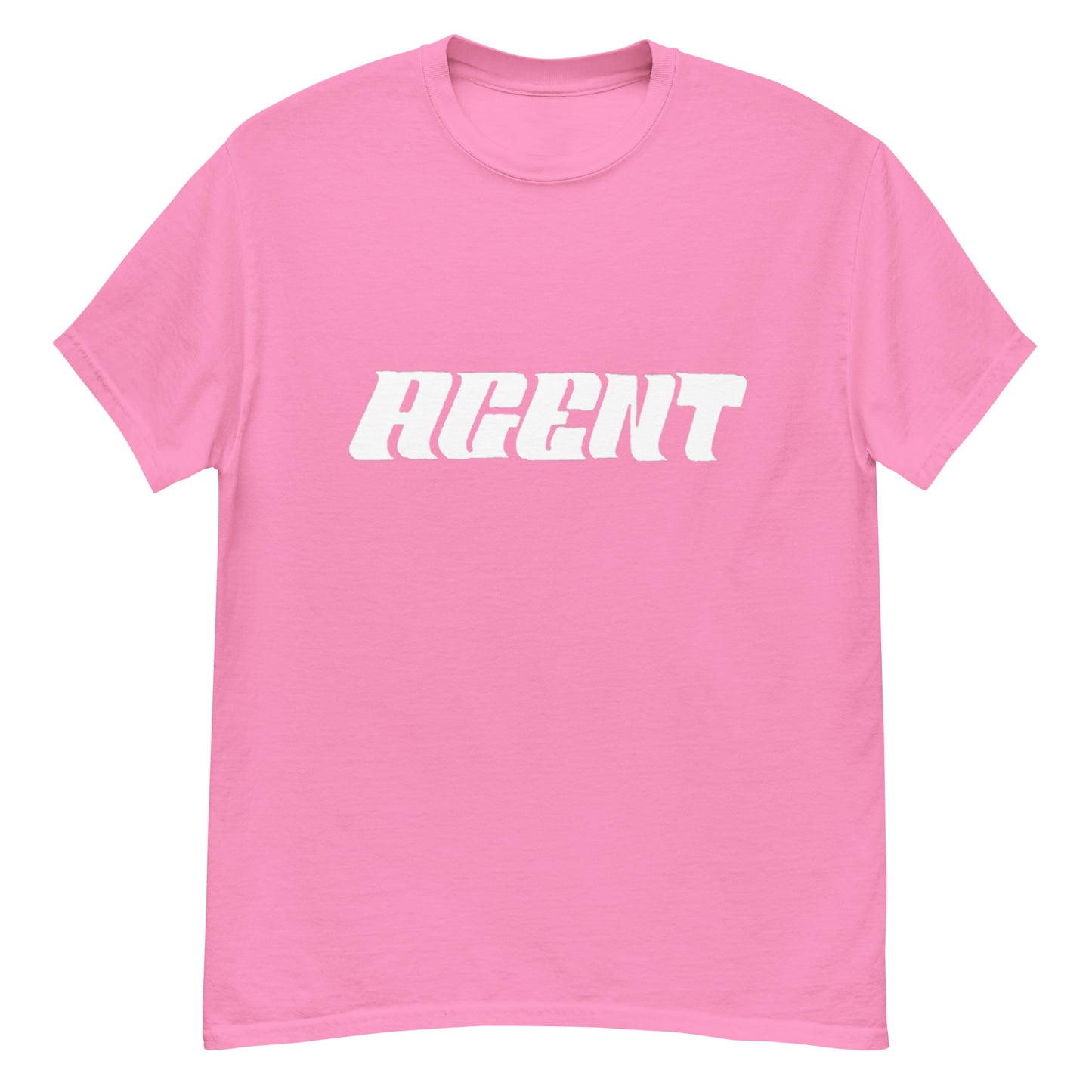Agent White Letters T-Shirt -Basic Tee