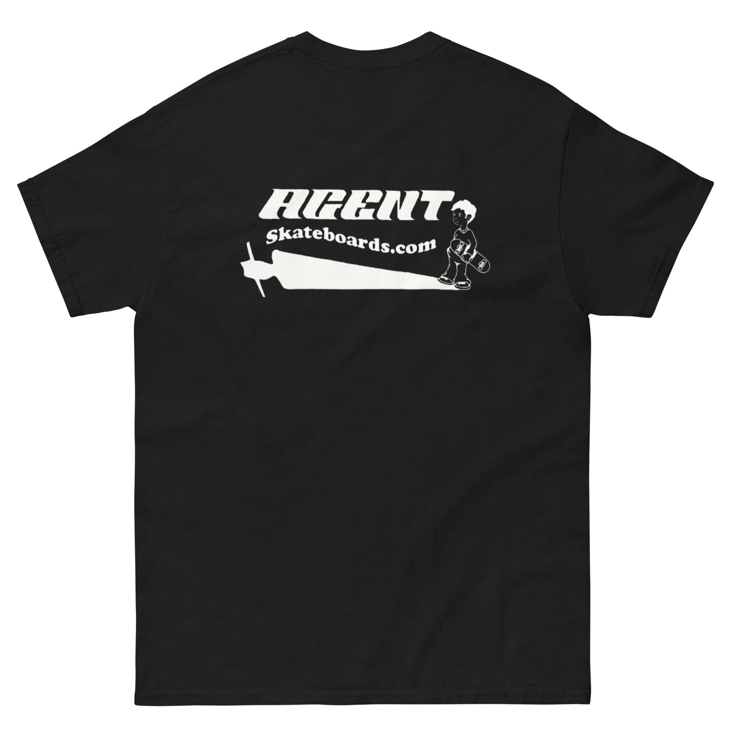 Agent Shadow T-Shirt Front And Back