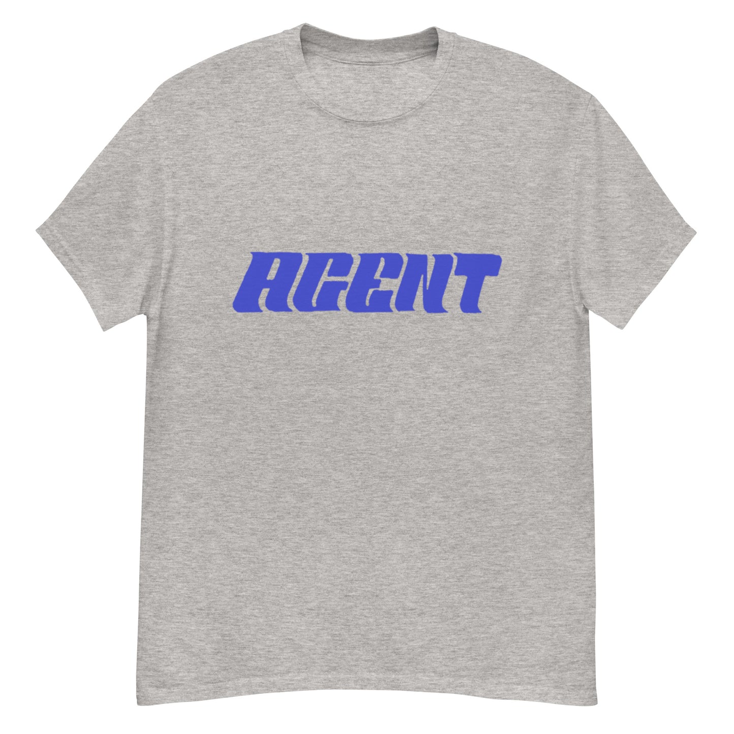 Agent Blue Letters T-Shirt -Basic Tee