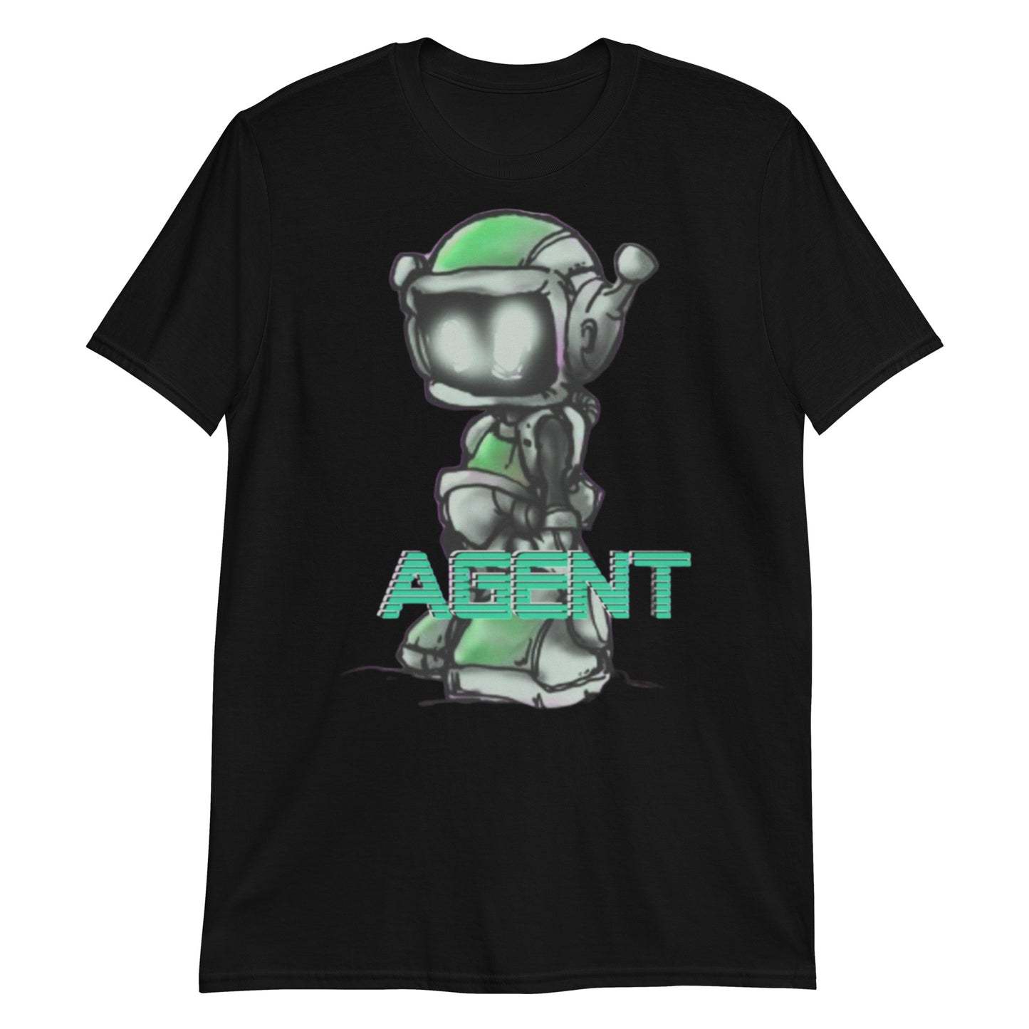 Agent Green Robot T-Shirt -Discount Tee