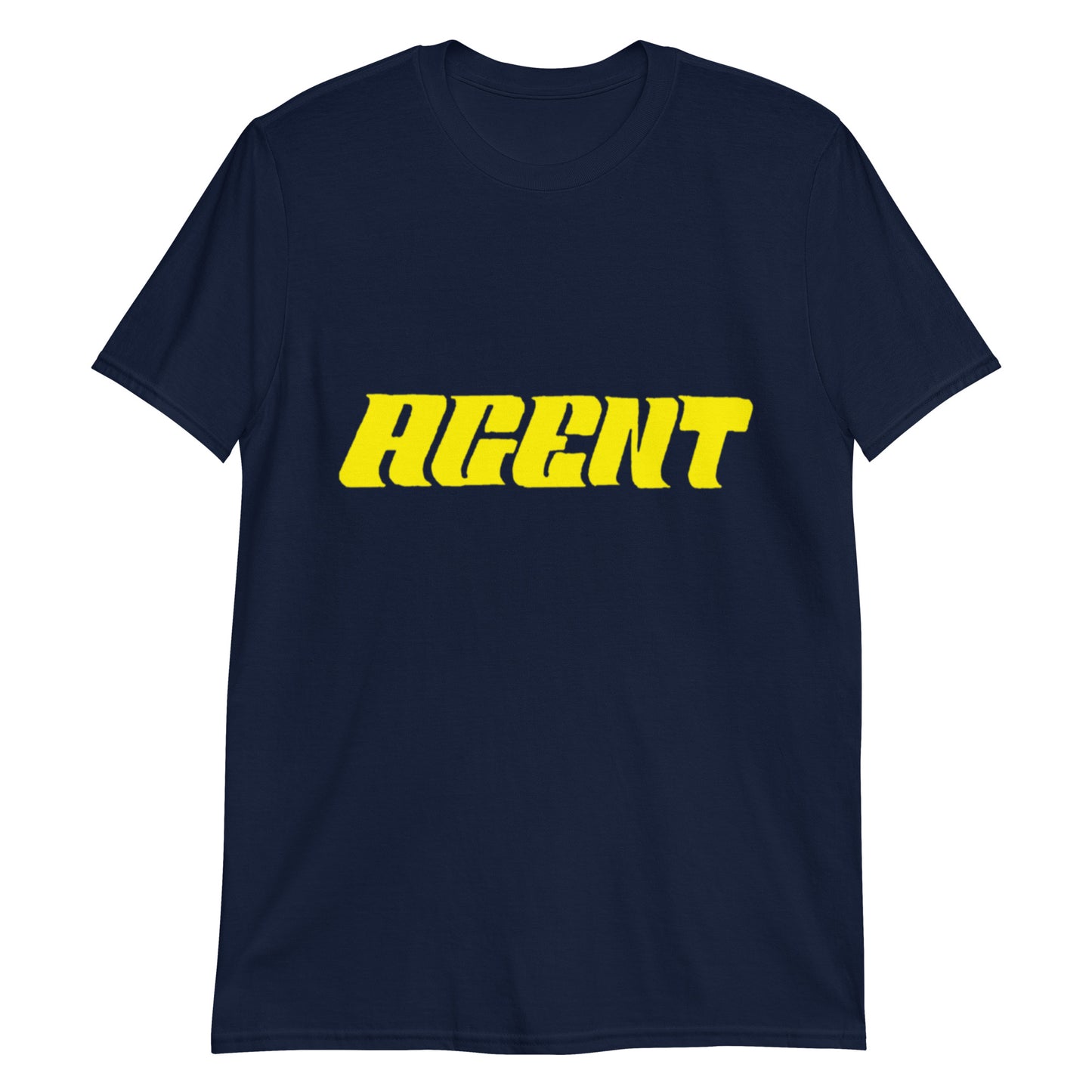 Agent Yellow Letters T-Shirt -Discount Tee