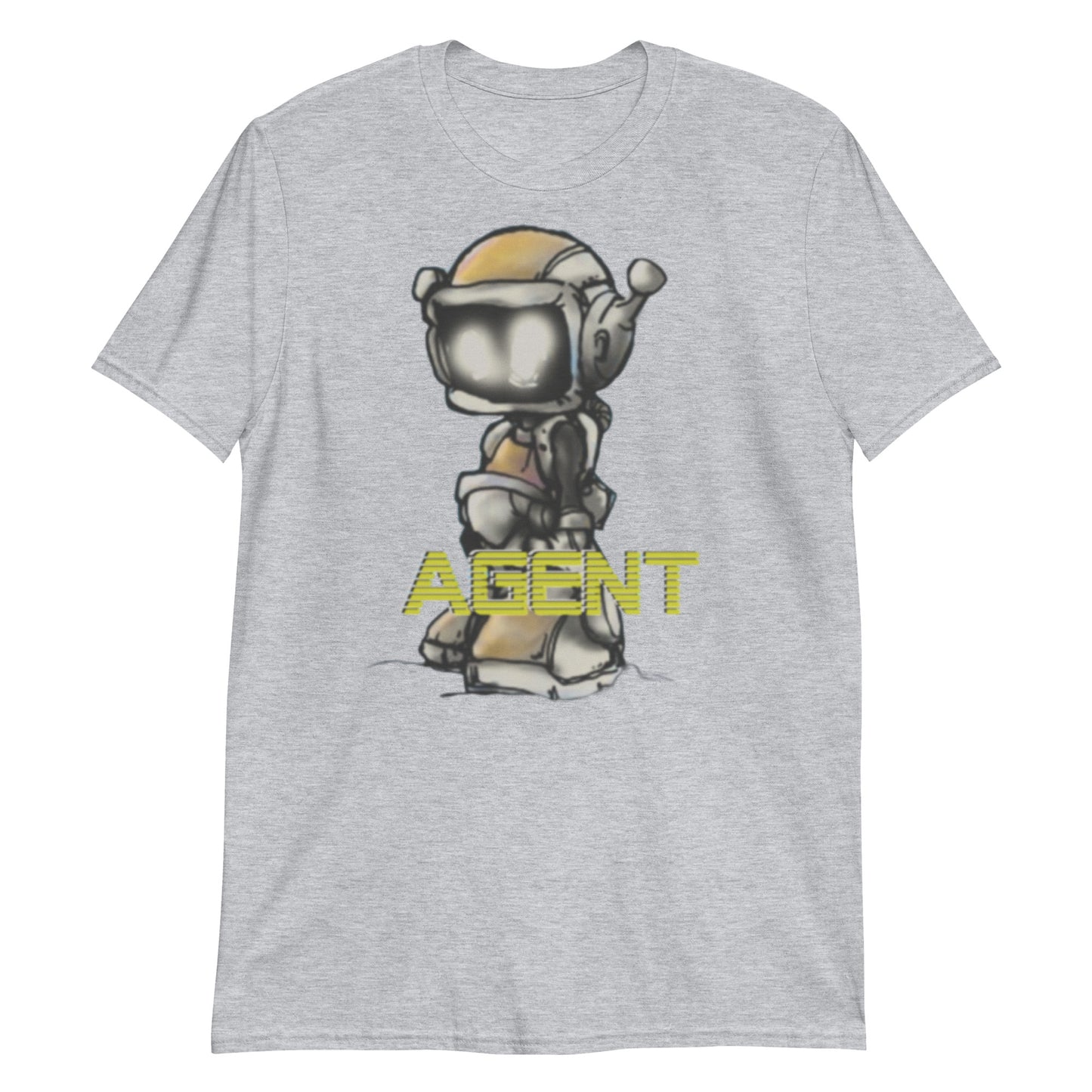 Agent Yellow Robot T-Shirt -Discount Tee