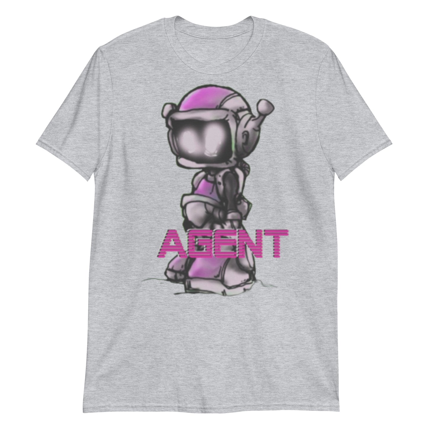 Agent Pink Robot T-Shirt -Discount Tee