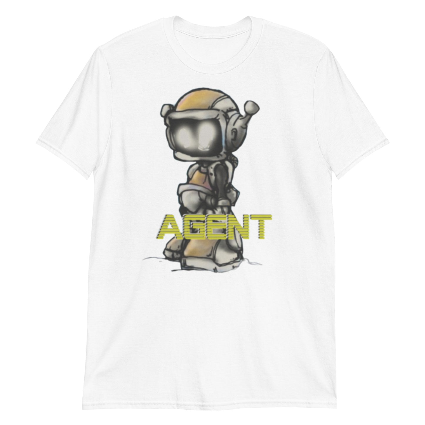 Agent Yellow Robot T-Shirt -Discount Tee